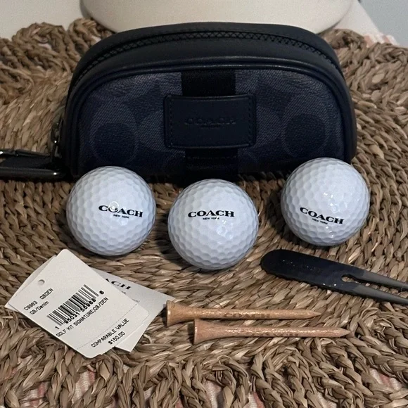 NWT ⛳️ Coach Golf Pouch Set